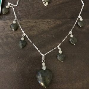 Connemara Marble 7 Heart Necklace